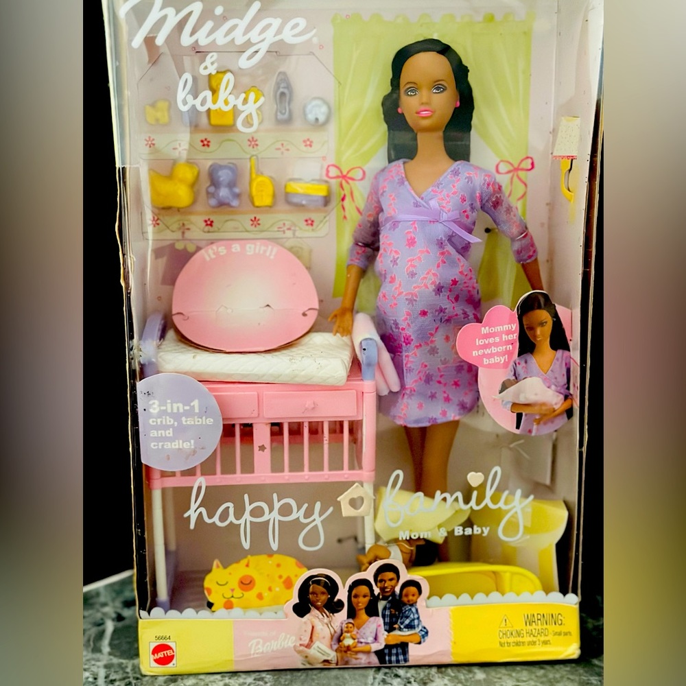 Barbie - *Controversial* AA Happy Family Midge and Baby